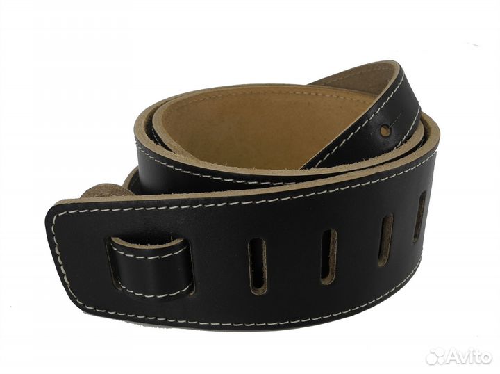 Ремень для гитары из натуральной кожи