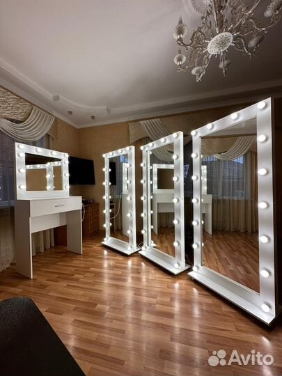 Гримерное зеркало. Зеркала с подсветкой