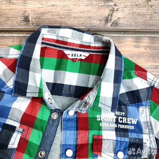 Рубашка для мальчика Tom tailor-116-122, Sela-4-5