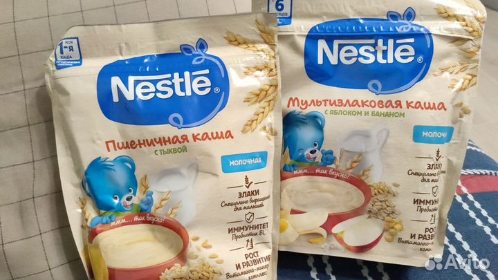 Молочные каши Nestle