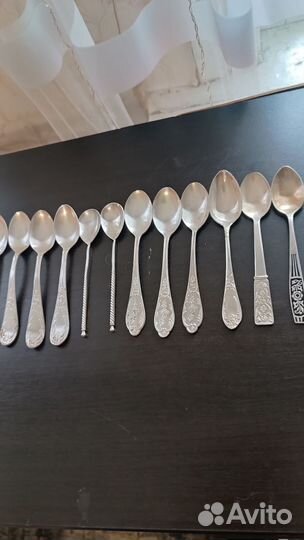 Ложки вилки мельхиоровые СССР