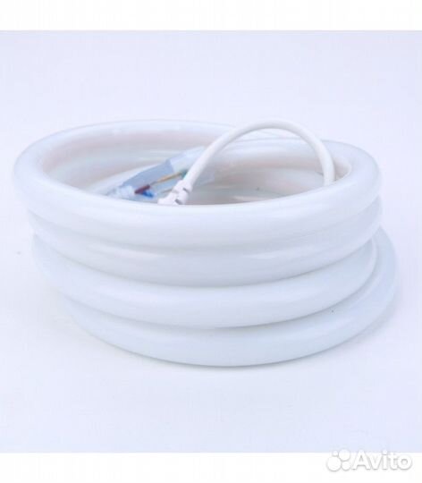 Круглый неон,360,14 мм, 220 В,IP67, Синий