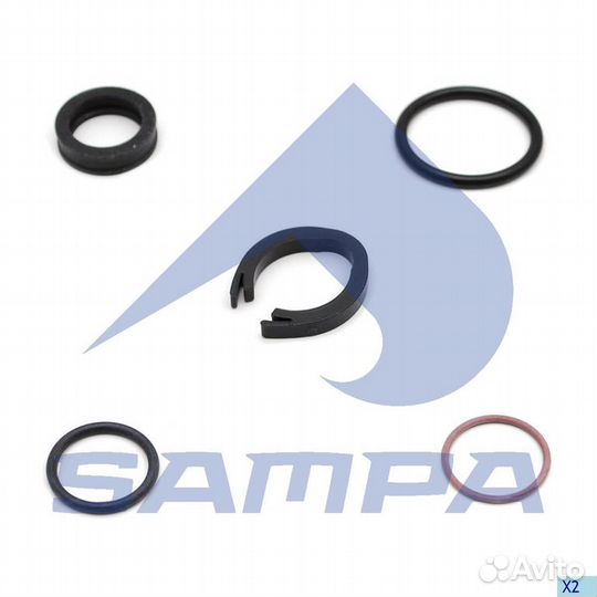Фиксатор MAN mercedes трубки пластиковой (NG12,система voss 230) sampa
