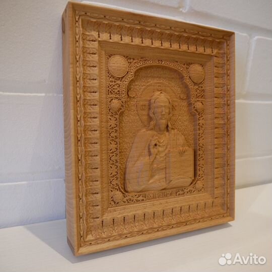 Икона резная (Бук)