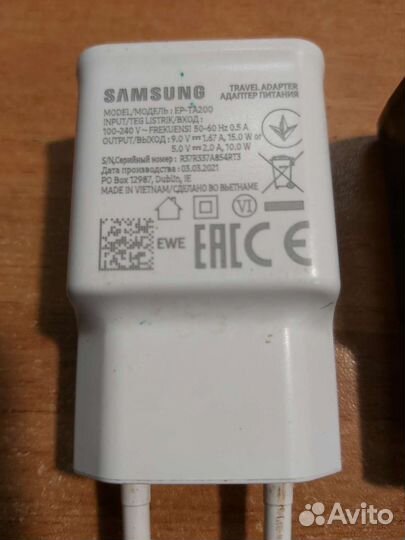 Оригинальные блоки питания Samsung Xiaomi Redmi 2A