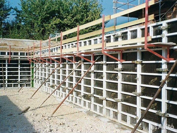 Опалубка стен щитовая алюминиевая