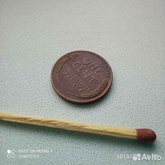 Монета Цент США