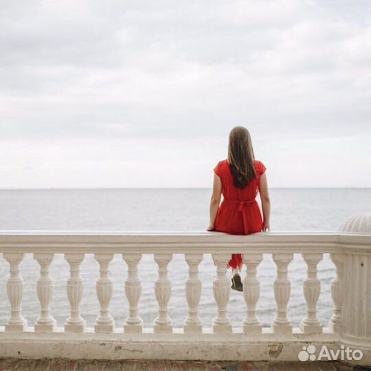 Красное платье 46