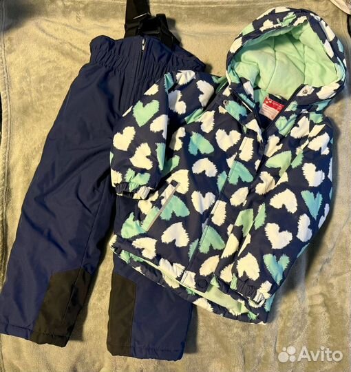 Зимний костюм на девочку 104