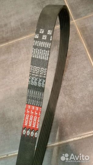 Ремень приводной поликлиновый,Gates micro-v
