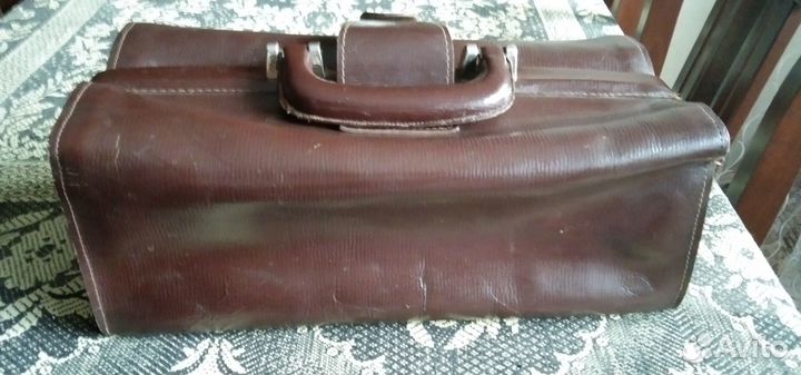 Саквояж кожаный СССР