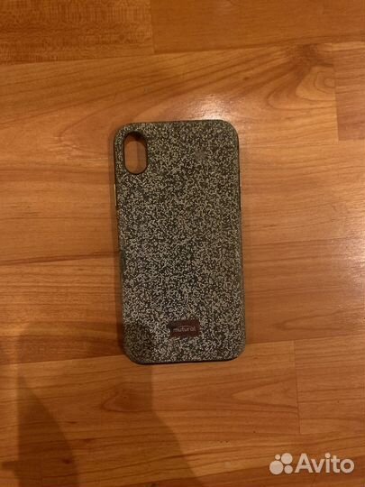 Чехол с блестками на айфон XR