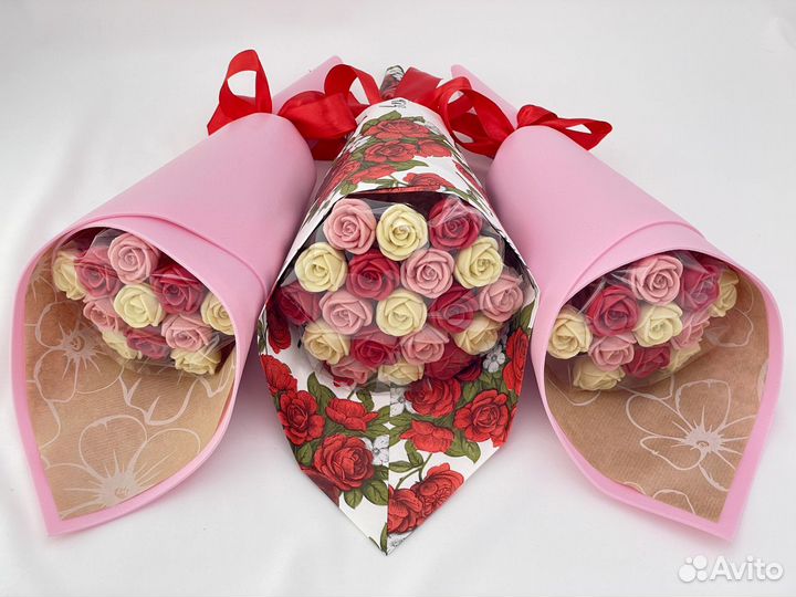 Шоколадные цветы