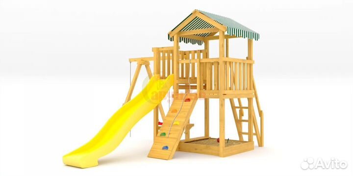 Детская площадка Савушка Мастер 1 plus горка 3 м