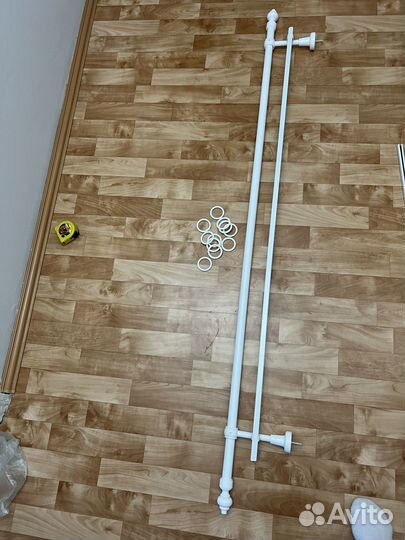 Карнизы для штор двухрядный металлический