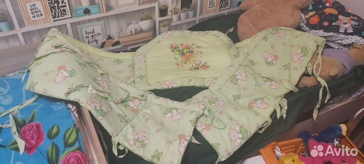 Бортики для детской кроватки