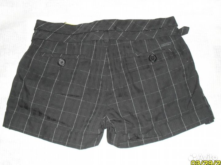 Шорты женские черные новые фирмы Wesc