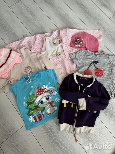 Пакет вещей на девочку 80-92