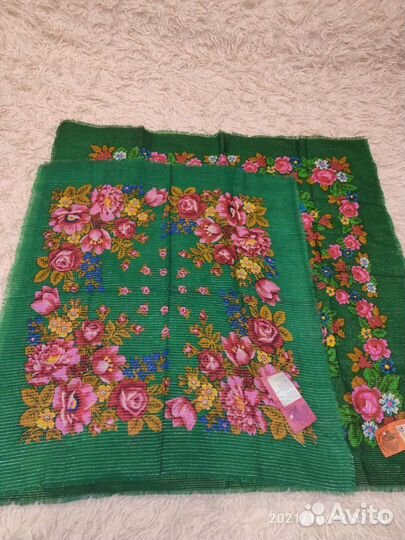 Новые шерстяные платки, шаль СССР