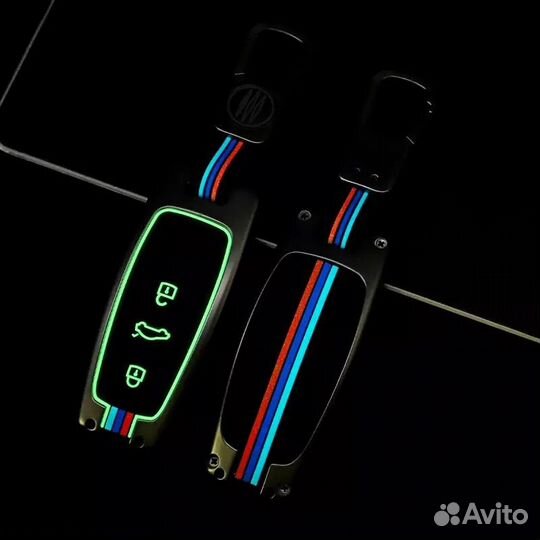 Чехол на ключ Audi / Ауди Grey 2022