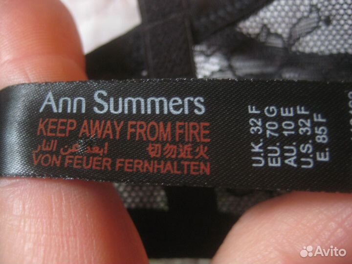 Шикарный бюстгальтер Ann Summers Англия р.70G