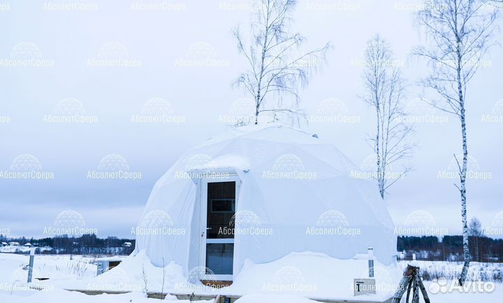 Быстровозводимый дом.Геокупол.Шатер для глэмпинга
