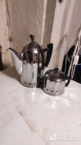 Заварочный чайник/ кофейник с сахарницей