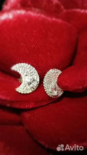 Сережки серебро
