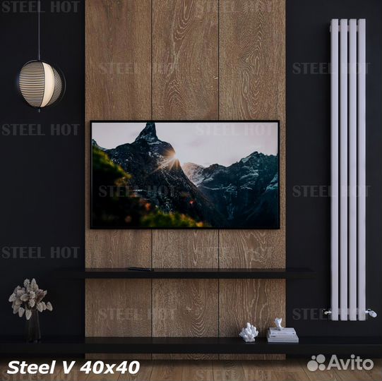 Вертикальный радиатор Steel-Hot от производителя