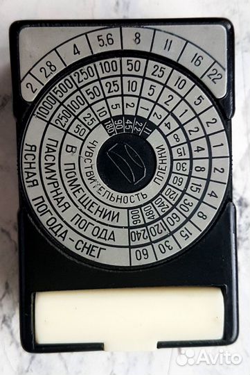 Экспонометр «оптэк», СССР 60-х