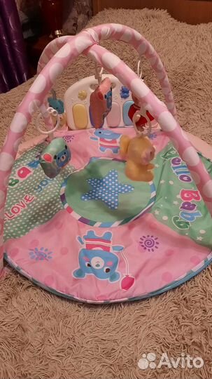 Развивающий коврик с пианино
