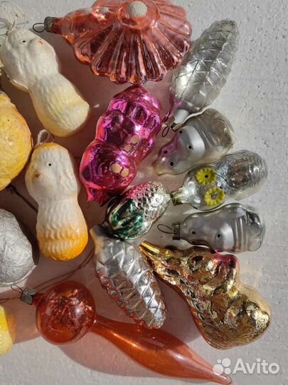 Елочные игрушки СССР