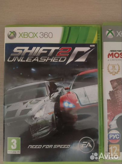 Игра для приставки xbox 360 NFS shift 2
