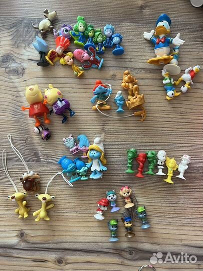 Игрушки kinder sweetbox прилипалы