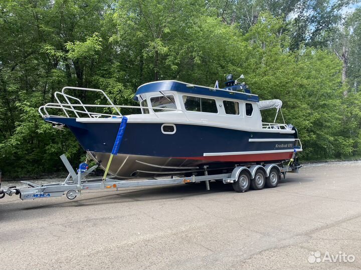 Алюминиевый кабинный катер Krasboat 870