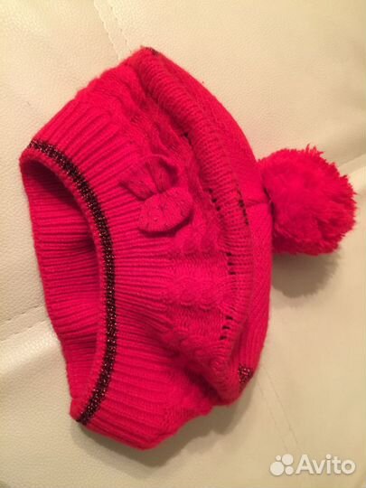 Берет красный для девочки Panco