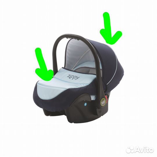 Чехол+козырёк на автолюльку Zippy