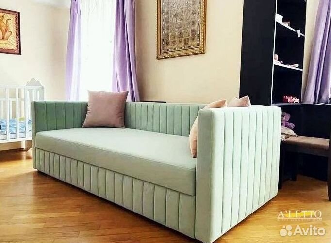 Детская кровать с мягкими бортиками