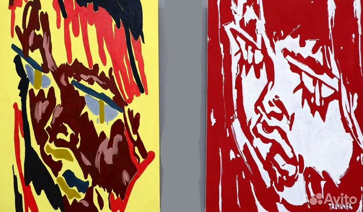 Диптих картина «Слои«