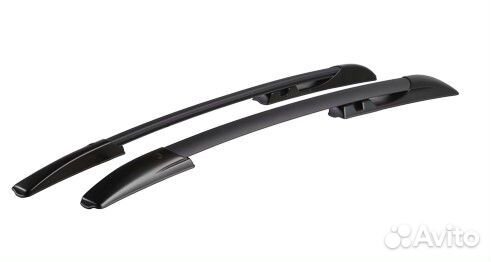 Рейлинги продольные на крышу Kia ceed 2018- черный