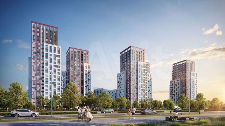 2-к. квартира, 61 м², 13/22 эт.