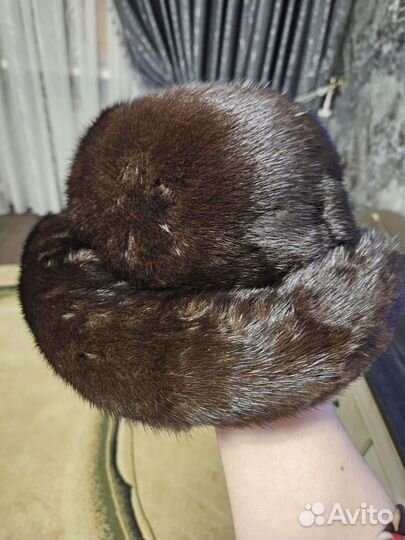 Шапка норковая женская