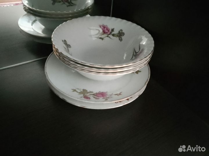 Посуда СССР фарфоровые и стеклянные и др