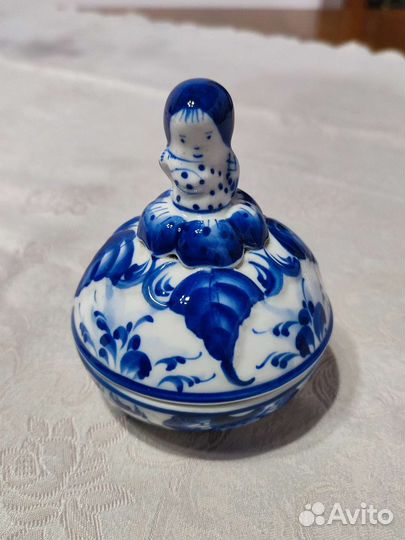 Шкатулка гжель