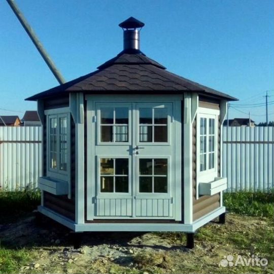 Беседка на 8-10 человек