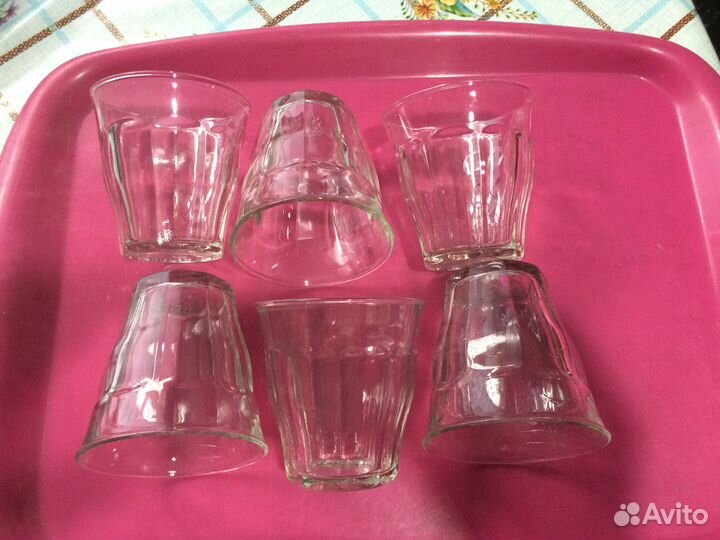 Граненые стопки и стаканы СССР