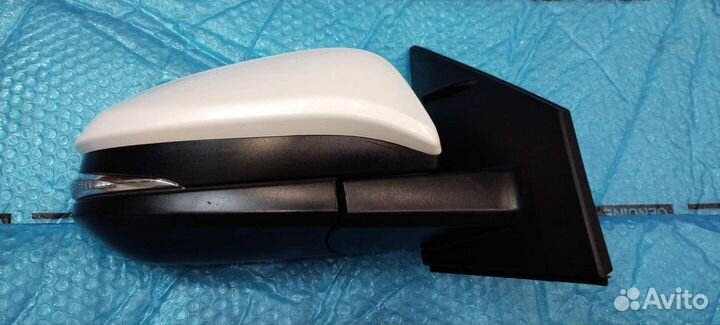 Боковое зеркало рав 4-4 Оригинал белый перламутр