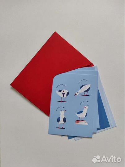 Набор цветных открыток 