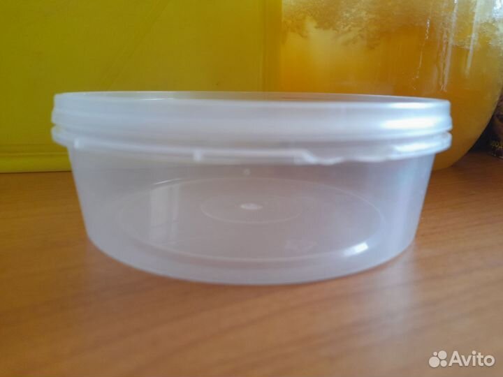 Контейнеры пластиковые, б/у 0.5л, 15шт