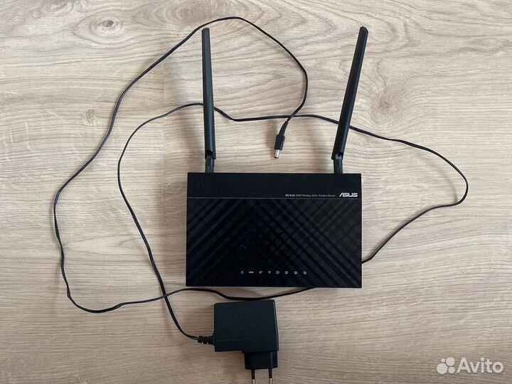 Роутер, DSL модем с wifi asus dsl-n12u